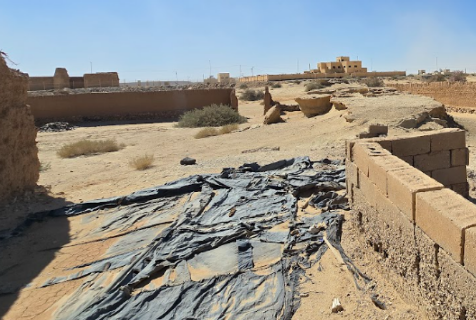 المخلفات البشرية في الموقع