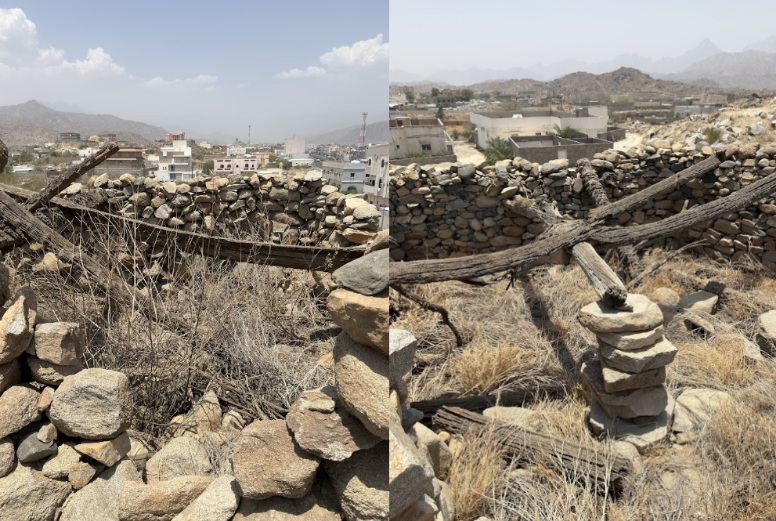 فقدان بعض الأسقف الداخلية للمباني
