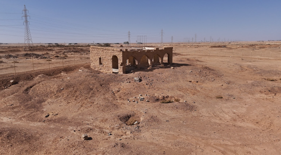 محطة المحتطب التاريخية ومحيطها الجغرافي في منطقة تبوك