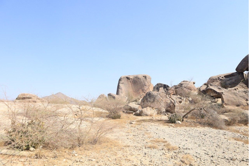 الامتداد الجبلي والطبيعة المفتوحة المحيطة بالموقع
