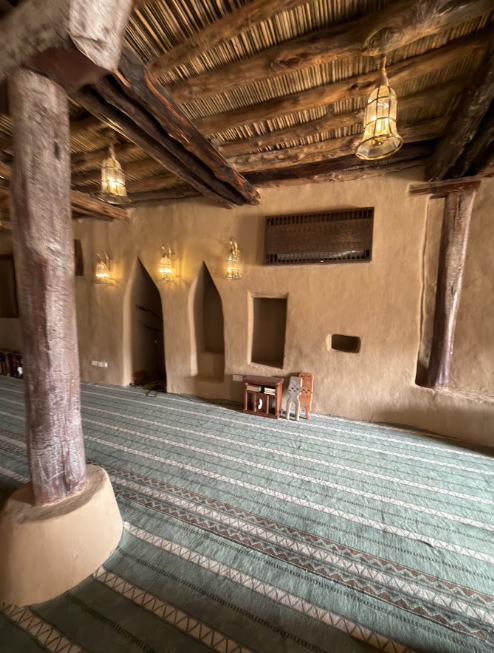 أماكن الصلاة في المسجد