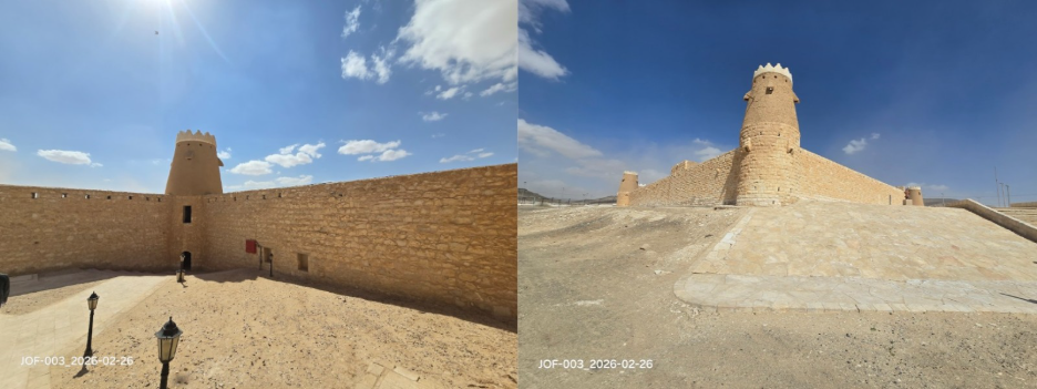 التكوين المعماري للموقع