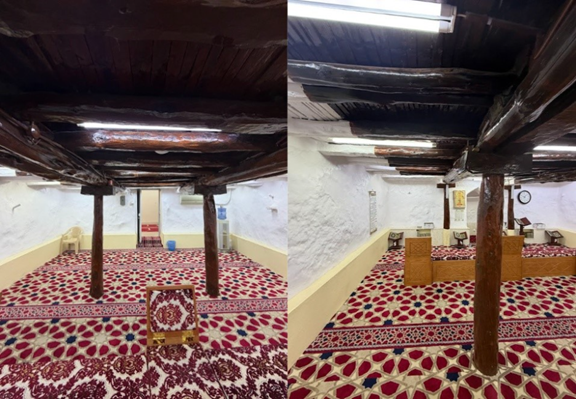 أنظمة الكهرباء داخل المسجد