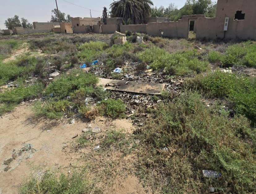 تراكم النفايات والأوساخ