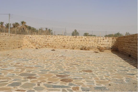 البركة الشمالية وقنوات تغذية القلعة بالمياه