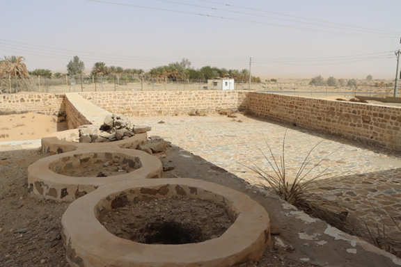 البرك المائية الملحقة بقلعة ذات الحاج