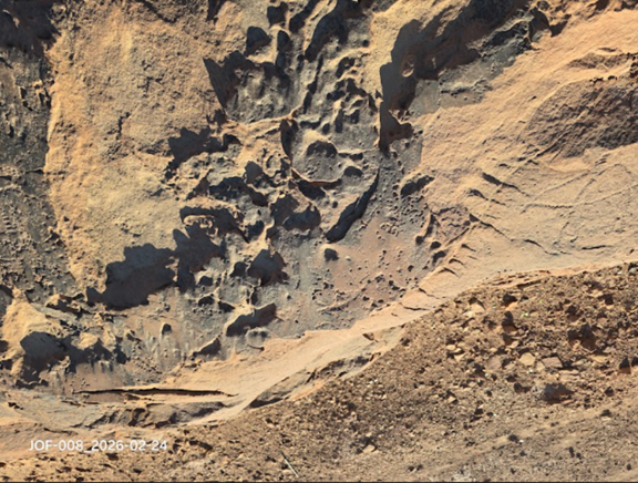أثر عوامل الطقس على النقوش