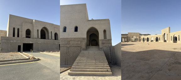 التكوين المعماري للموقع