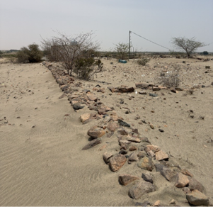 أساسات السور الخارجي