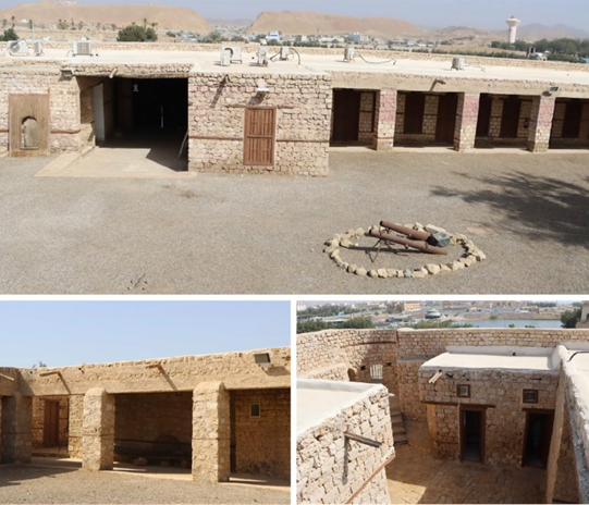 الفناء الداخلي للقلعة