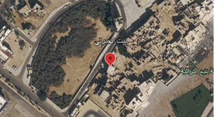 المشهد الجوي للموقع