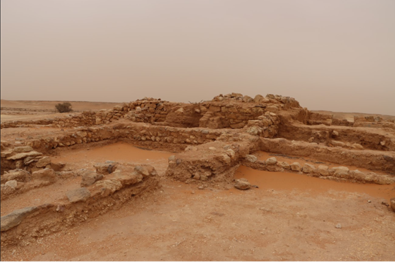 التخطيط المعماري لإحدى منشآت منزل الشيحيات