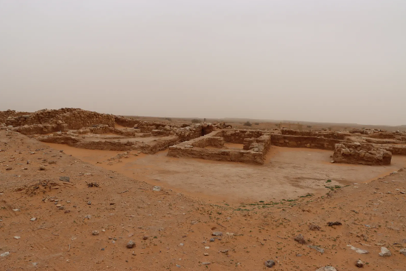 مشهد عام لأطلال منزل الشيحيات