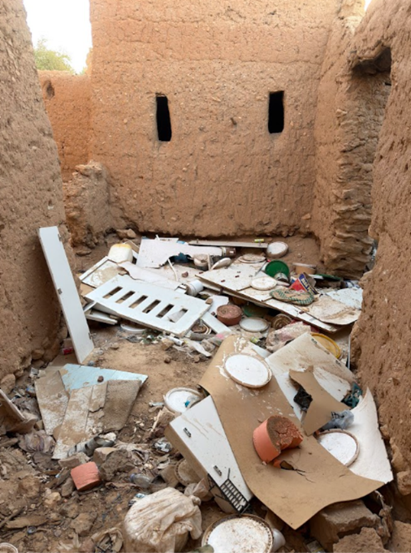 مظاهر الإهمال في الموقع