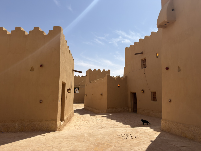 الساحة الرئيسية بالقصر
