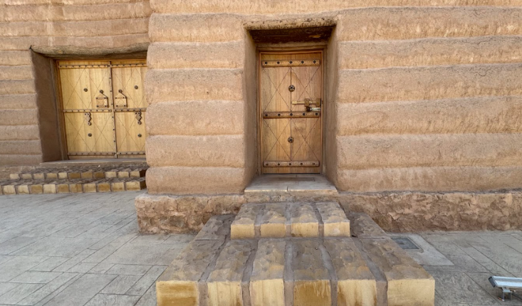 الواجهة الامامية لموقع باب القصر بعد أعمال الترميم