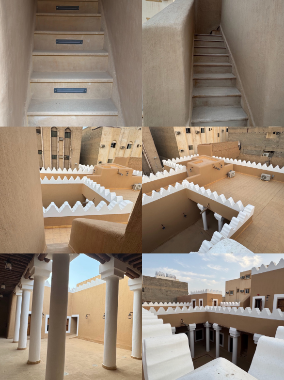 التكوين المعماري للموقع
