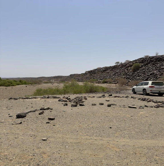 مركبات الدفع الرباعي المستخدمة بسبب طبيعة المنطقة
