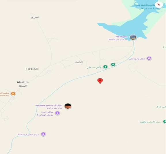 الموقع الجغرافي للقعاقيع