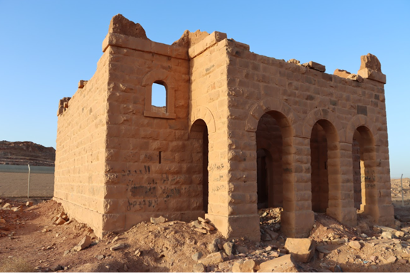 الواجهة المعمارية لمبنى محطة قرين الغزال