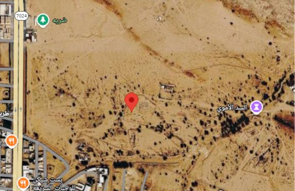 الموقع الجغرافي لضرية