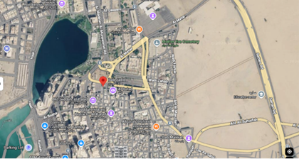 يوضح الشكل موقع باب جديد