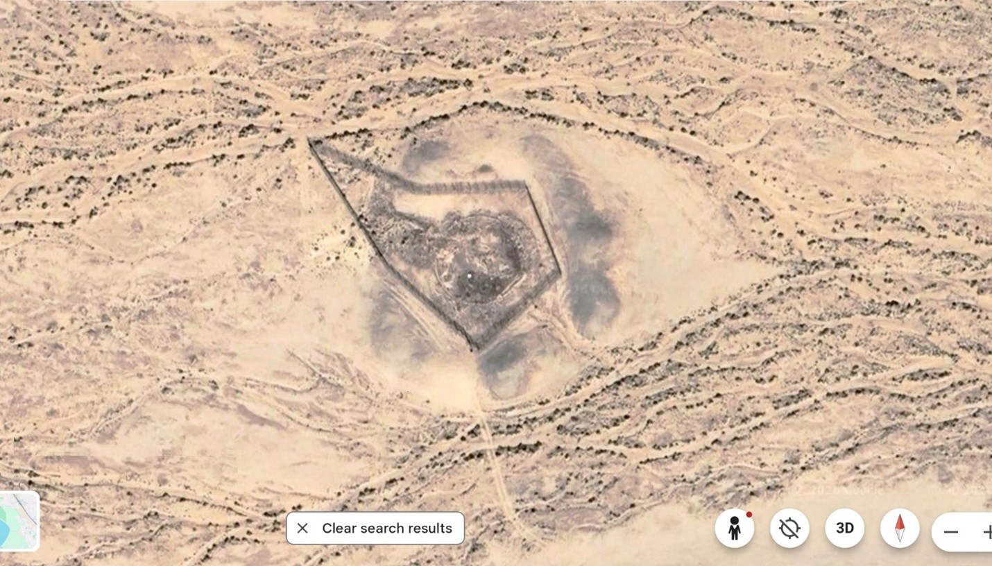 صورة جوية للموقع
