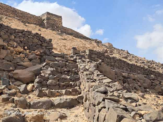 الممرات الخارجية لقلعة الصعيدي