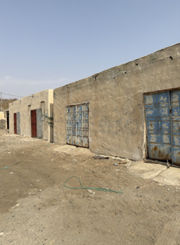 أحد مباني سوق جدم التراثي