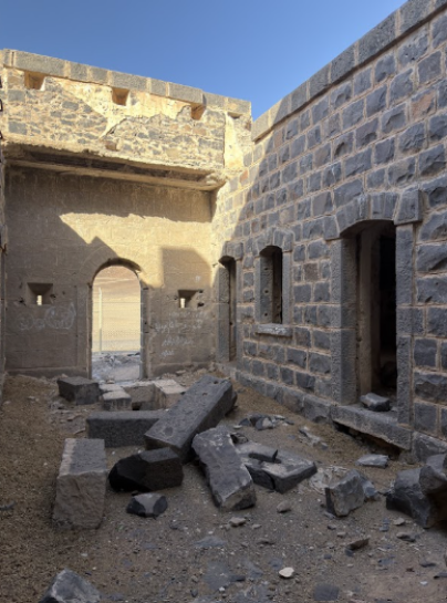 الغرف الموجودة في القلعة الطابق الأرضي