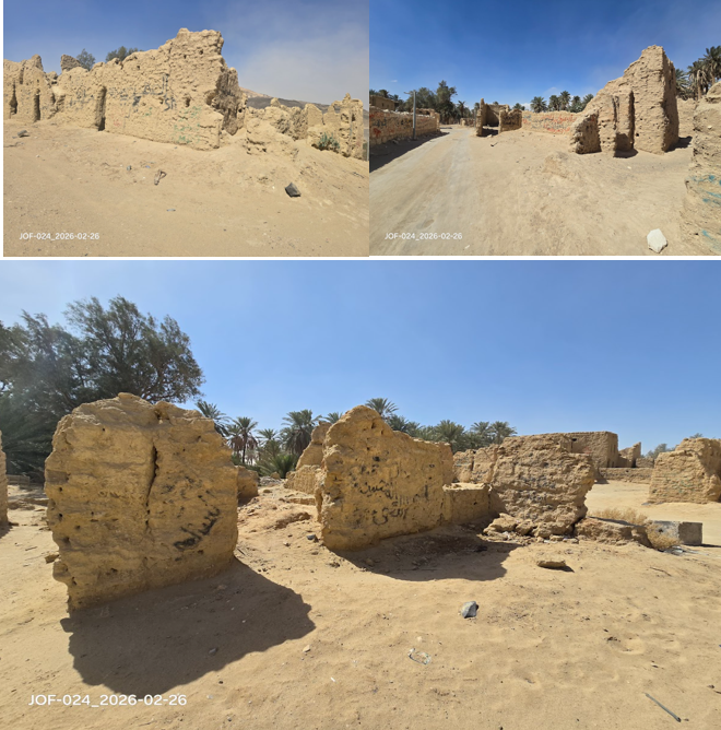 التكوين المعماري للموقع