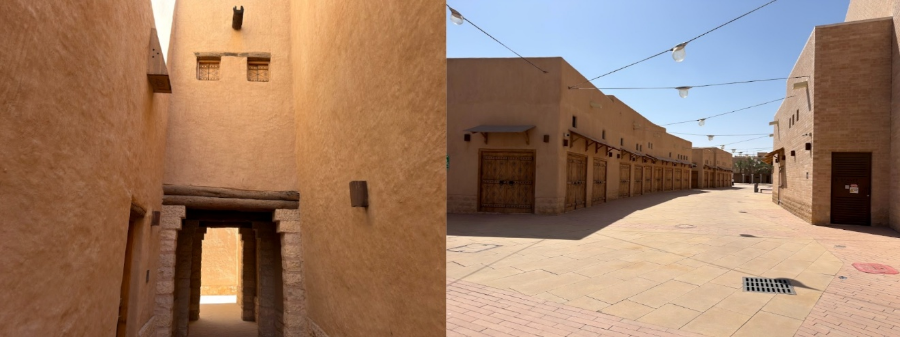التكوين المعماري للموقع