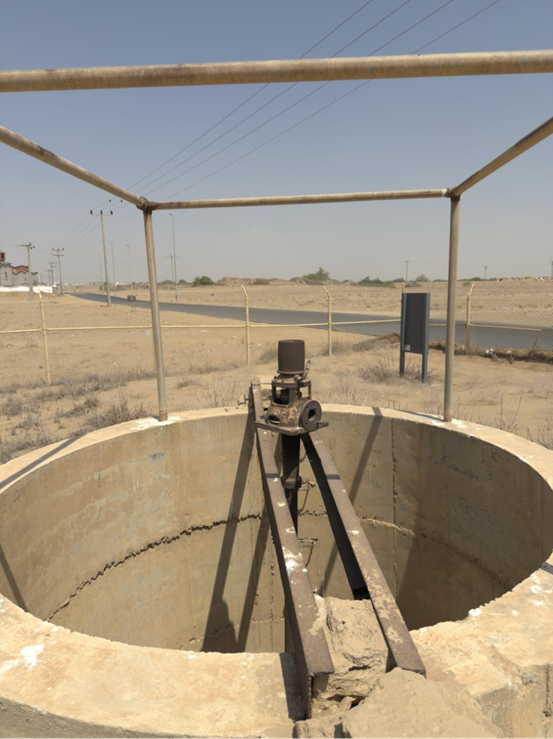 الفوهة الدائرية لبئر الرونة