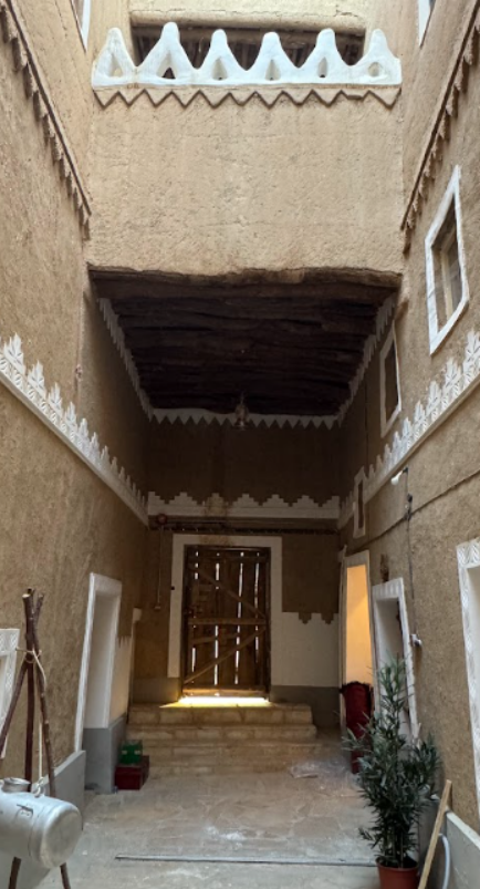 ساحة داخلية ضمن نطاق بيت السبيعي التراثي
