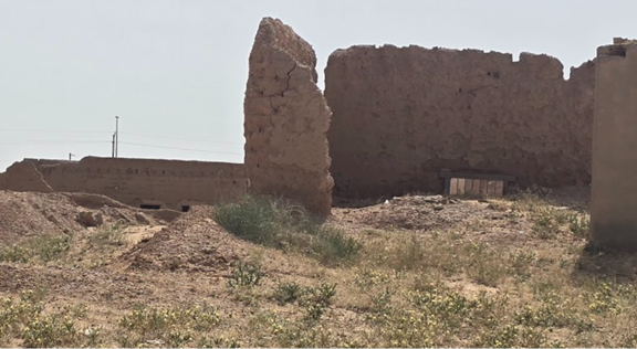 تهدم الجدران في هجرة الحيراء