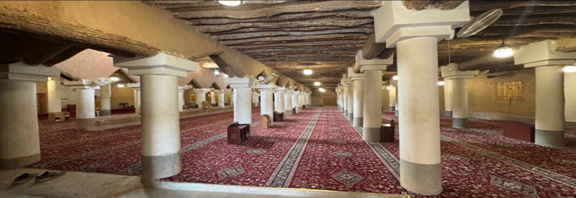 مسجد قرية الخبراء بعد عمليات الترميم