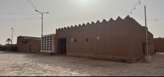 إحدى البيوت المرممة في قرية الخبراء