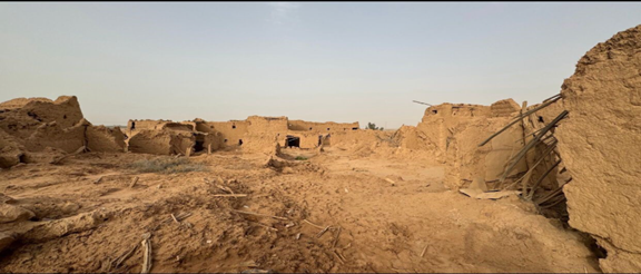 تهدم العديد من المنازل