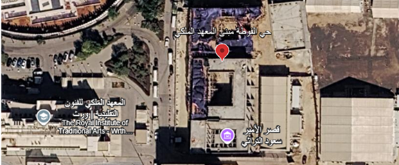 موقع المعهد على الخريطة