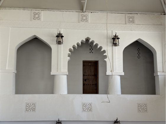 تصميم الأقواس داخل الموقع
