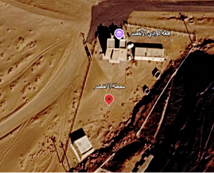 موقع المحطة على الخريطة