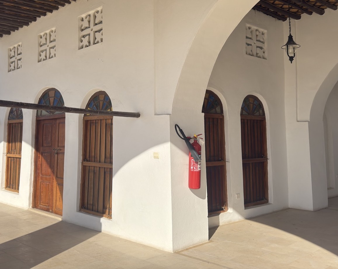 مطافئ الحريق الموجودة في الموقع