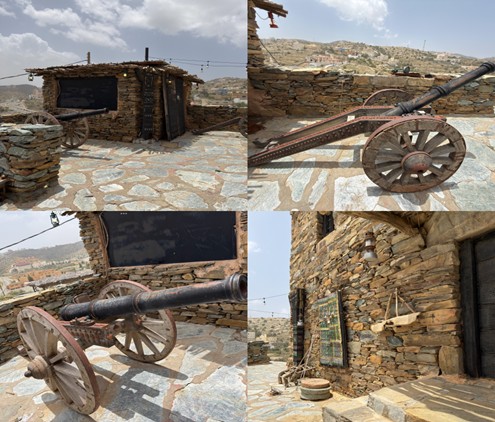 العناصر الزخرفية داخل الموقع