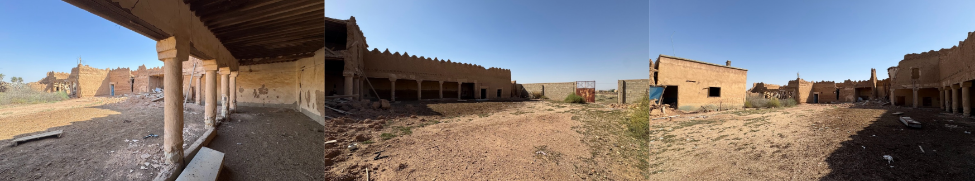 التكوين المعماري الداخلي للموقع