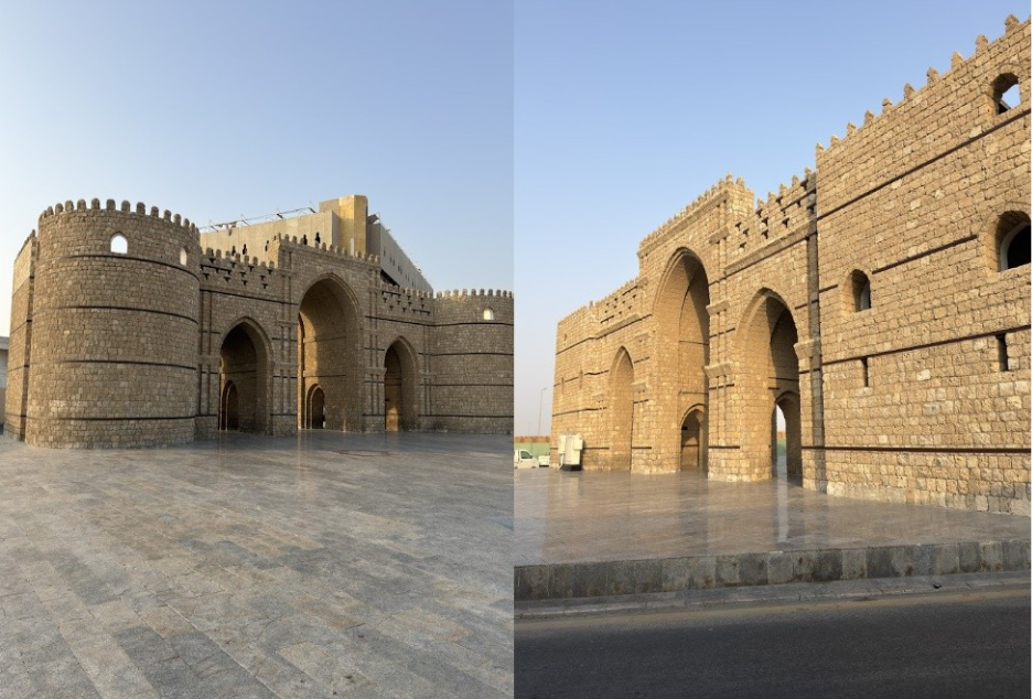 العناصر المعمارية في الموقع