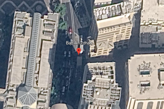 صورة جوية لباب الفرضة
