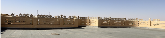 العناصر الزخرفية الموجودة في القصر
