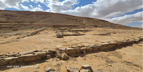 المظهر العام لموقع سور دومة الجندل 2