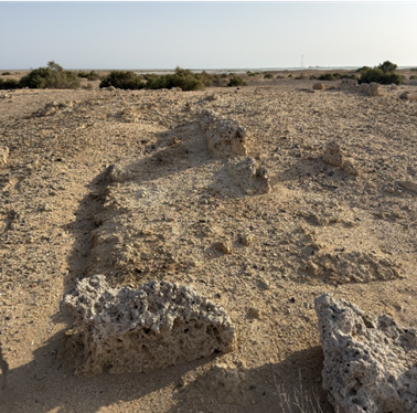 بقايا معمارية من الميناء