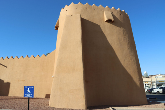 التفاصيل المعمارية الخارجية للموقع